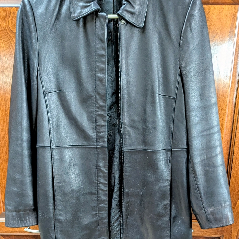 Anne Klein Black Leather Jacket
